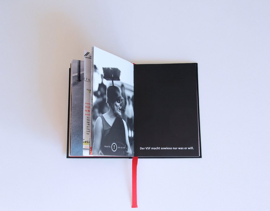 Übersicht Projekt VSF mit einem geöffneten Buch.