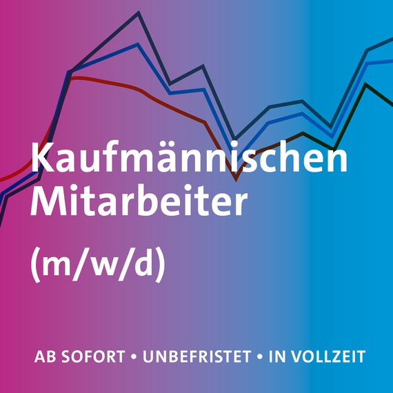 Stellenanzeigen auf Social Media mit dem Logo der Individualhilfe Heidelberg mit cyan-violettem Farbverlauf. 