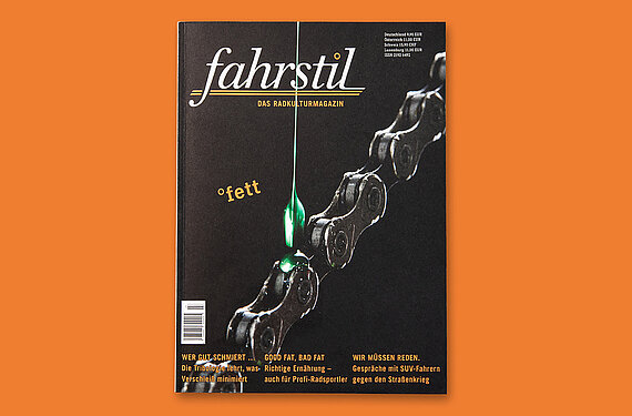 fahrstil Ausgabe #fett – Magazingestaltung