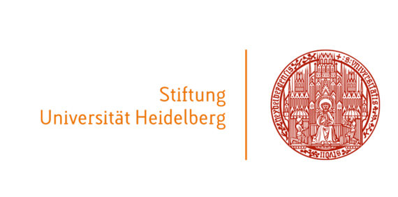 Logo der Stiftung Universität Heidelberg in rot und orange.