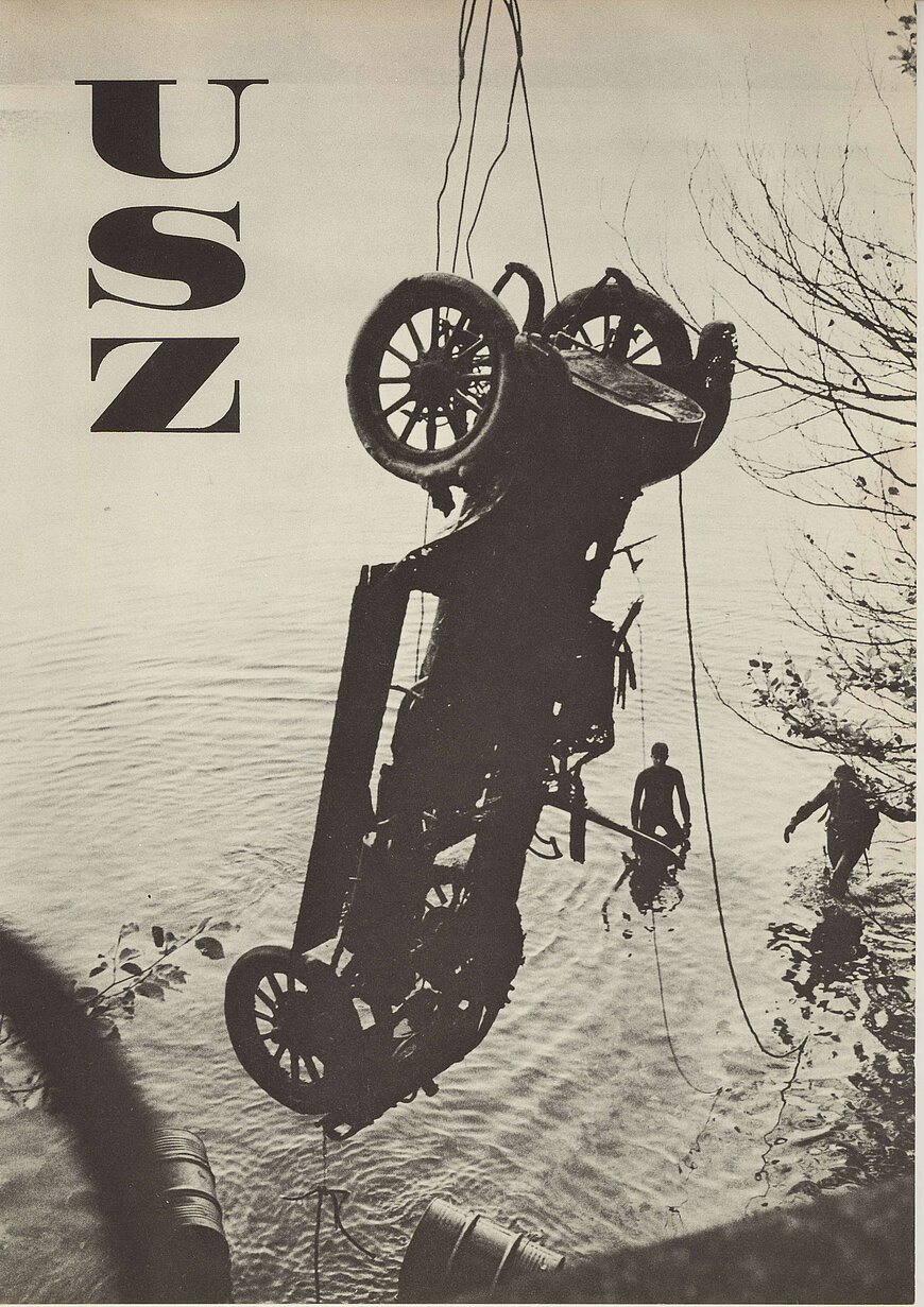 Ein Bericht mit Bildern über die Rettung eines Oldtimers aus dem Wasser. 