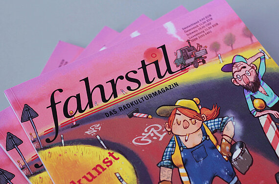 fahrstil Ausgabe #kunst – Magazingestaltung